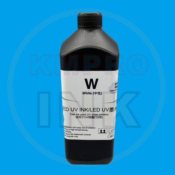 UV Ink White Color UV DTF AB Film For DX5/XP800 Printhead 1000ML Bottle