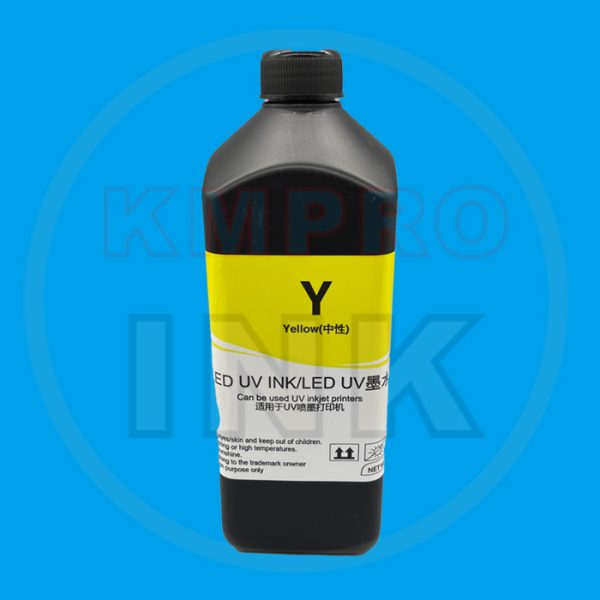 UV Ink Yellow Color UV DTF AB Film For DX5/XP800 Printhead 1000ML Bottle