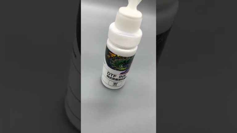 Premium DTF Ink White Color EPSON L1800 Converted 100ML, Water-based DTF Inks Factory