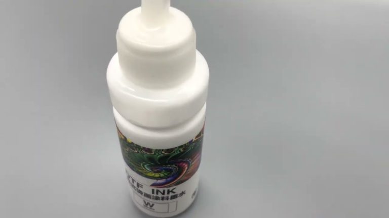 DTF Ink White Color EPSON L1800 Converted 100ML, Direct to Film Textile ink Factory, DTF Ink Factory