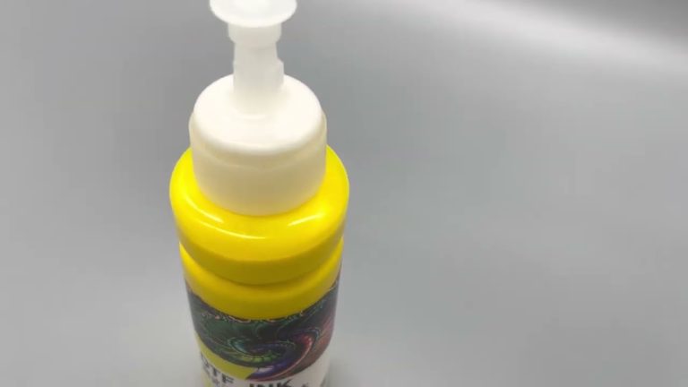 DTF Ink Yellow Color EPSON L1800 Converted 100ML, Direct To Film DTF Ink Factory, DTF ink Factory